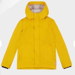 Hunter kids yellow waterproof jacket size 11/12